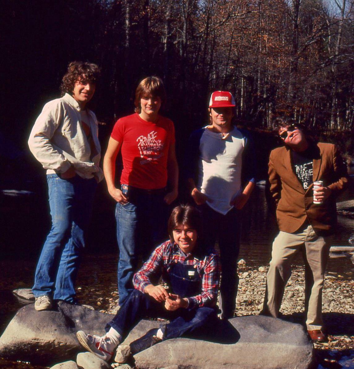 The earliest image I have of the Robert Ellis Orral Band. Kook Lawry, Robert Orrall, Me, Don Walden and Doug Millet.
