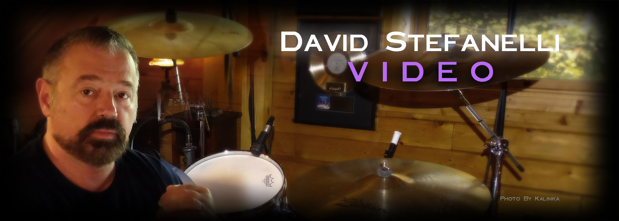 Video of drummer, percussionist, guitarist, and producer, David Stefanelli.