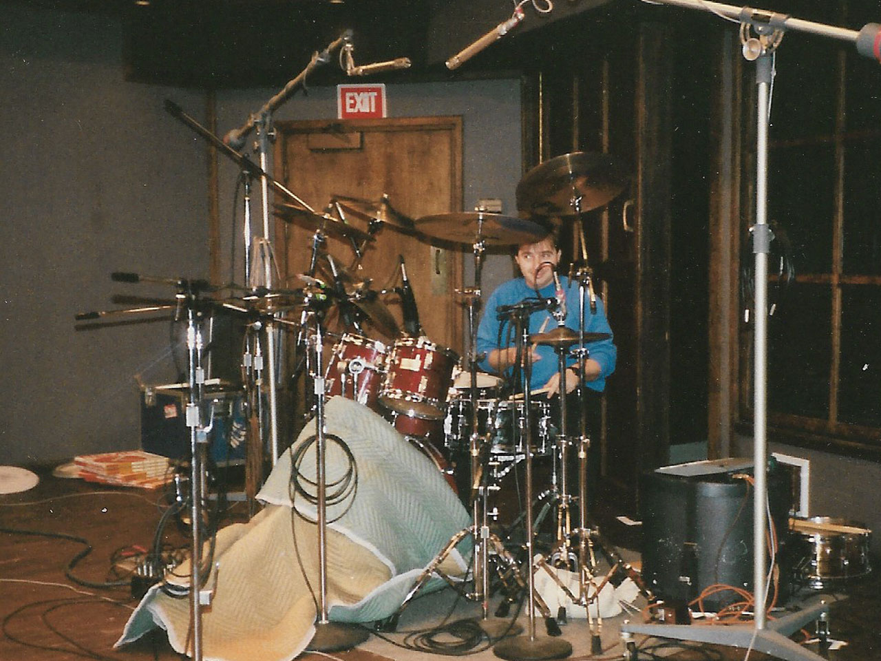 Recording the RTZ album in Los Angeles at The Village Recorder.