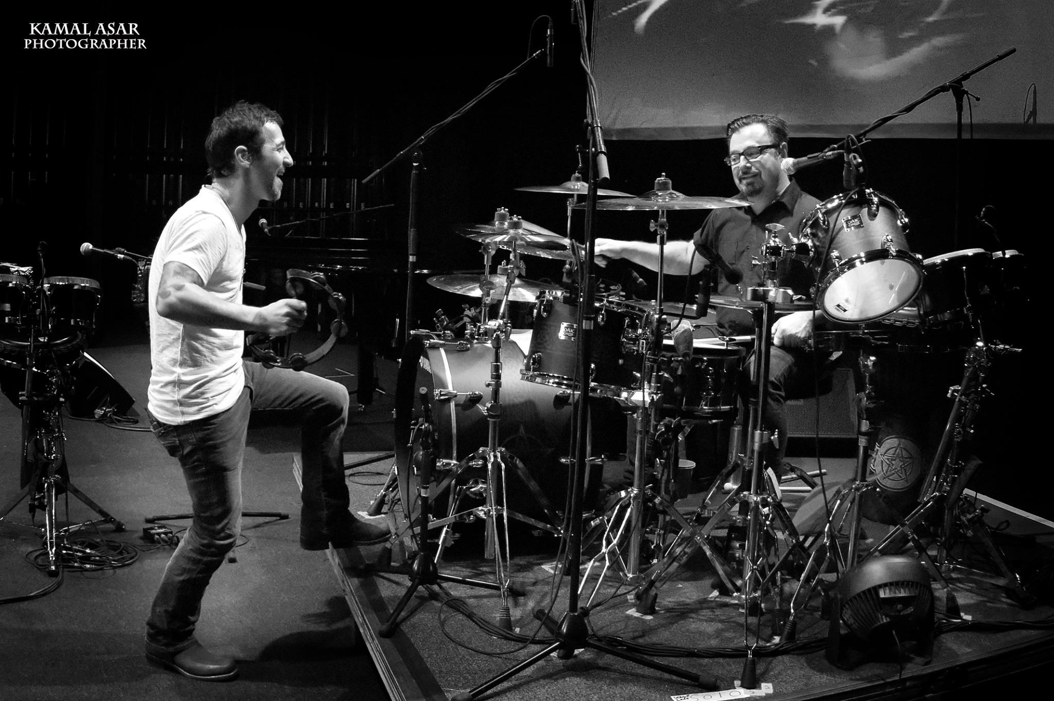 Drummer David Stefanelli on tour with Godsmack's Sully Erna and Avalon.